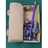 A boxed Dyson Cyclone V10 cordless vacuum cleaner (Ref WP)