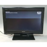A Sony TV LCD digital 22in TV ref 23