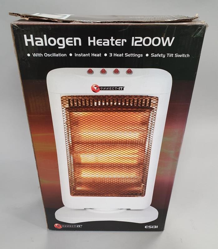 Is a boxed halogen heater 1200 Watts(Ref WP)