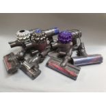 A quantity of various Dyson hoover parts to include handheld hoovers etc (Ref WP)