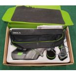 Gtech lithium ion handheld portable vacuum cleaner with charger and attachments in box. (Ref WP)