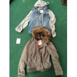 Two Hollister jackets - Size L.(Ref WP)