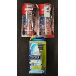 Two Wilkinson Sword Hydro 5 Razor packs together with a Wilkinson Sword Hydro 5 Power Select shaving