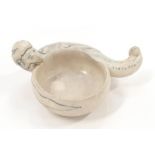 A parrot bowl from The hoi an hoard with original consignment number