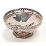 A Mappin & Webb silver small table tazza.