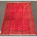 Torkaman rug repetitive design red 180 x 130cm