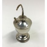 Silver h/m candle lighter complete with wick