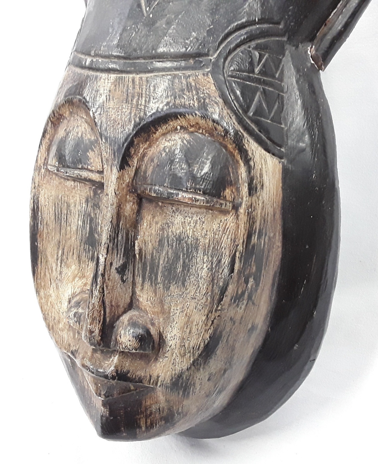 Tribal art mask, approx 46cm high. - Image 2 of 3