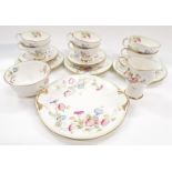 A very pretty Royal Doulton 21 piece teaset.