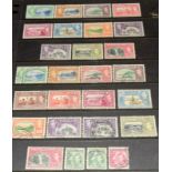 Trinidad & Tobago 1938-44 used set complete. Mint Set missing 3. Cat £100+