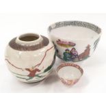 Three oriental porcelain items