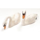 Beswick: Two swans.