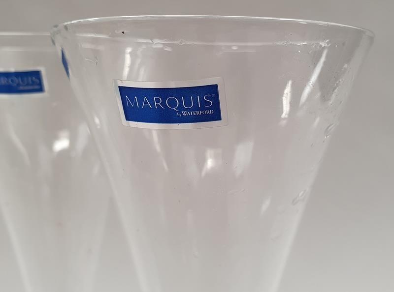 A set of four Marquis by Waterford fluted drinking glasses together with another by John Rocha at - Image 2 of 3