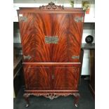 Mahogany drinks cabinet.