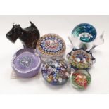 A collection of Caithness and Straken Paperweights including Limited Edition.