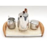 A Picquot ware coffee set - Four pieces.