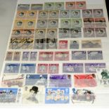 Blue stockbook full of commonwealth/GB. Good Value