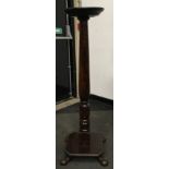 Victorian mahogany torchere/ plant stand