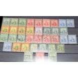 Trinidad & Tobago 1913-23. Medium card of mint/used incl. shades.