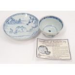 Ca Mau tea bowl and saucer with certificate as sold previously by Sothebys