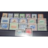 Sudan 1951 SG123-139. Complete Mint set incl. varieties. Cat £115 Min.