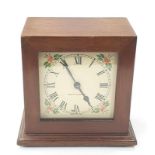 An American Mahogany Seth Thomas 8 day alarm clock.