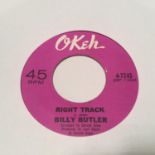 BILLY BUTLER - RIGHT TRACK / BOSTON MONKEY 45rpm SINGLE. Another Northern original classic here on