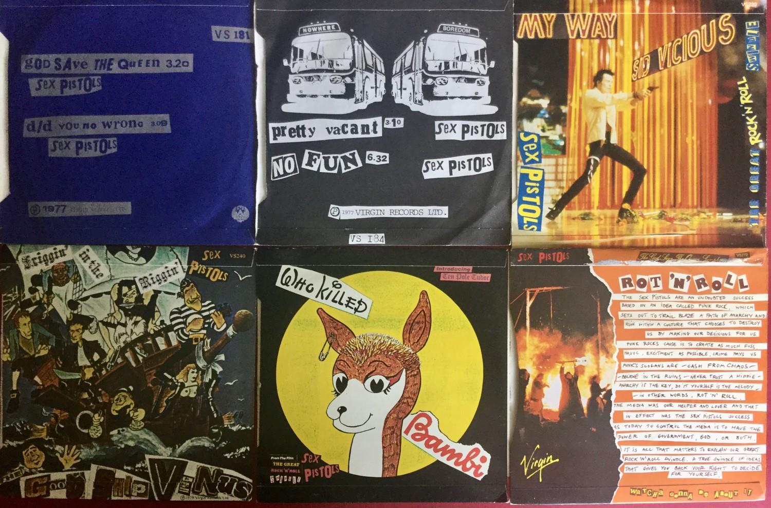 Catalogue will be added to and amended until 18th September 2020. NICE SET OF 6 SEX PISTOLS 7" - Image 2 of 2