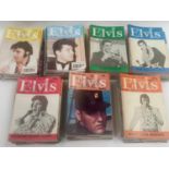 COLLECTION OF ELVIS MONTHLY MAGAZINES. Over 130 original magazines here found in VG+ conditions.