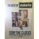 OASIS POSTER. Stop The Clocks (The Best Of Oasis) found here in rolled VG+ condition with