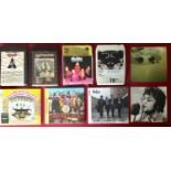 SELECTION OF CD AND 8 TRACK TAPES. On compact disc we find here fold out cd sleeves of The