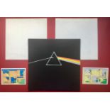 PINK FLOYD 'DARK SIDE OF THE MOON' VINYL LP RECORD. A 1973 1st press on EMI / Harvest SHVL 804.