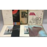 PINK FLOYD ALBUMS X 8. Title's as follows - The Wall - Meddle - The Final Cut - Ummagumma - Relics -