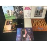 COLLECTION OF PINK FLOYD LP RECORDS. 9 albums here altogether starting of with 'Masters Of Rock' a