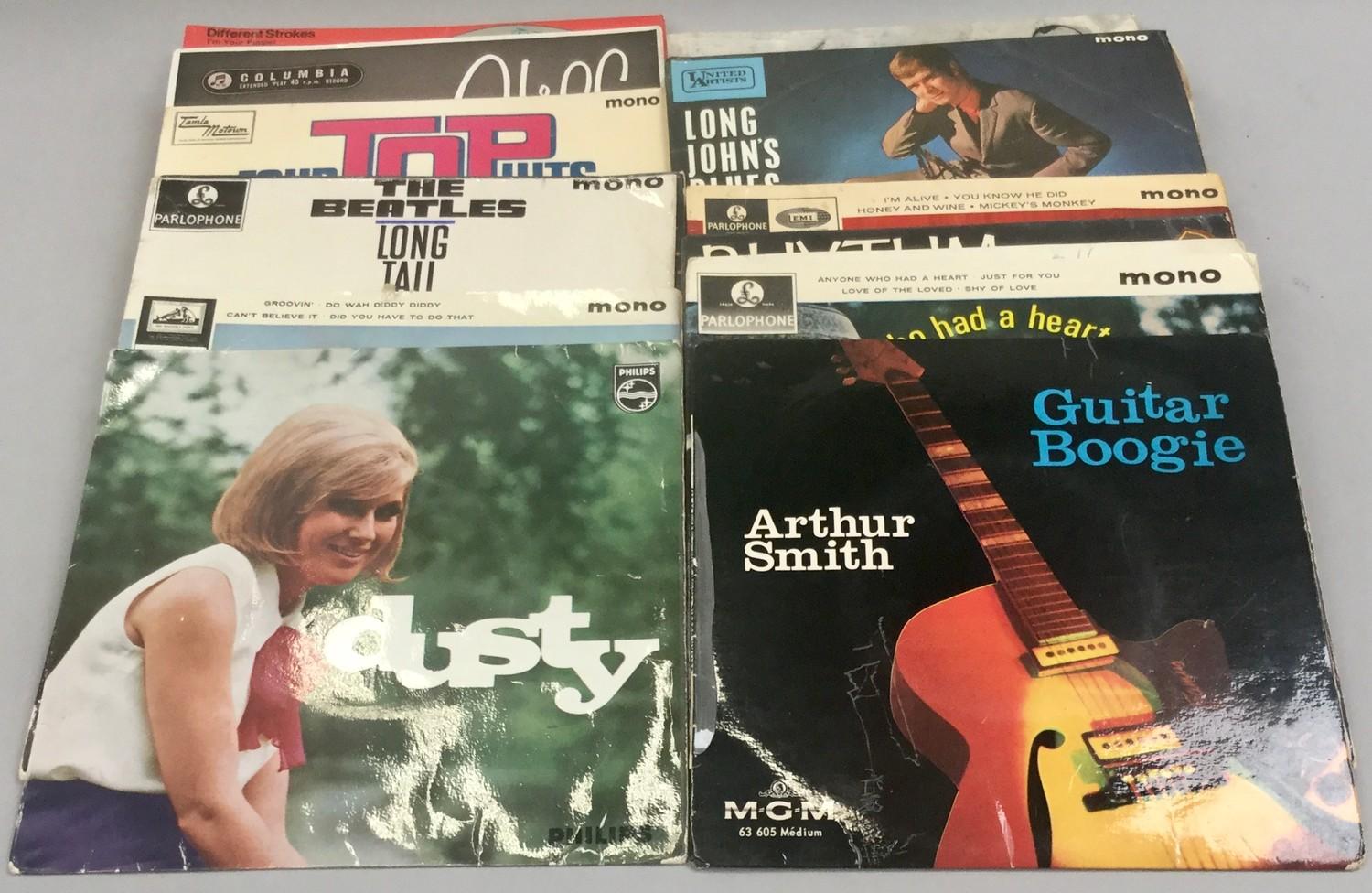 SELECTION OF 1960'S VINYL E.P. RECORDS. Nice title's here from Cilla Black - Dusty Springfield -