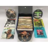 CARRY CASE OF 1970'S & 80's VINYL 7" SINGLES. Here's a great collection with various artist's to