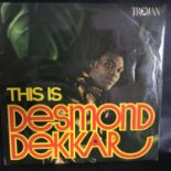 DESMOND DEKKAR LP RECORD. Entitled 'This Is Desmond Dekker' on the Trojan label TTL 4 from 1969