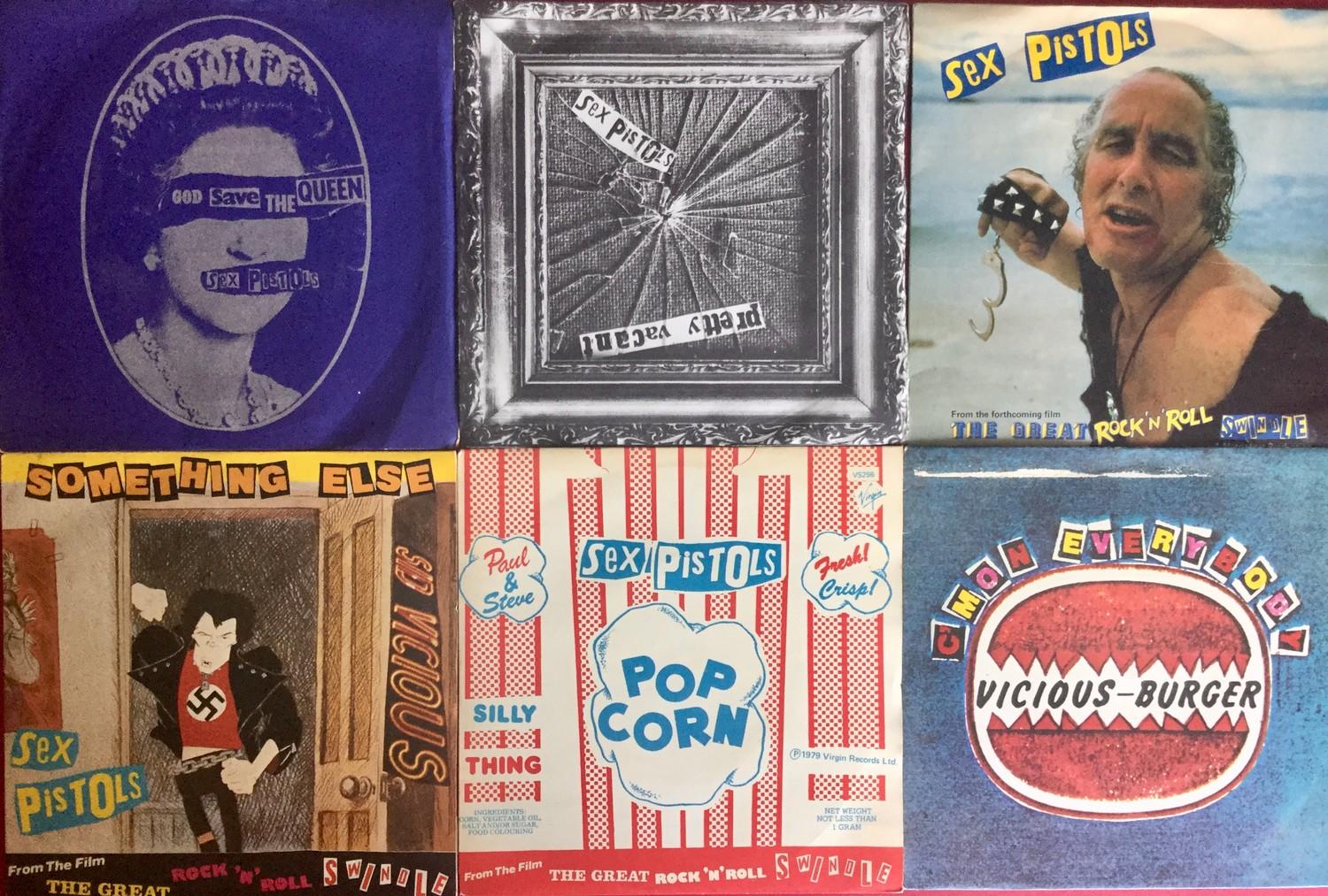 Catalogue will be added to and amended until 18th September 2020. NICE SET OF 6 SEX PISTOLS 7"