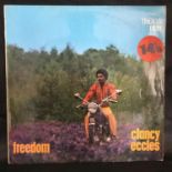 CLANCY ECCLES VINYL LP RECORD. This nice rarity entitled ' Freedom ' is on Trojan / Clandisc records