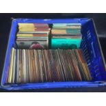 BOX OF JAZZ RELATED E.P. 7" SINGLES. A lovely set of extended play 45's here with many artist's to