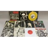 SELECTION OF 11 PUNK ROCK SINGLES. Artist's to include The Exploited - Discharge - Magazine -