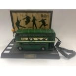 BEATLES ROUTE MASTER TELEPHONE. Rare 1998 Apple Corps Beatles telephone. Visually in good