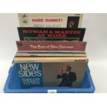 COLLECTION OF VARIOUS COMEDY LP VINYL RECORDS. In this box we find artist's to include - Freddie