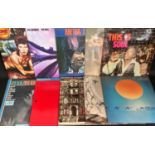 BOX OF VARIOUS ROCK / POP LP RECORDS. In this selection we have - Yes - John Lennon - The Beach Boys