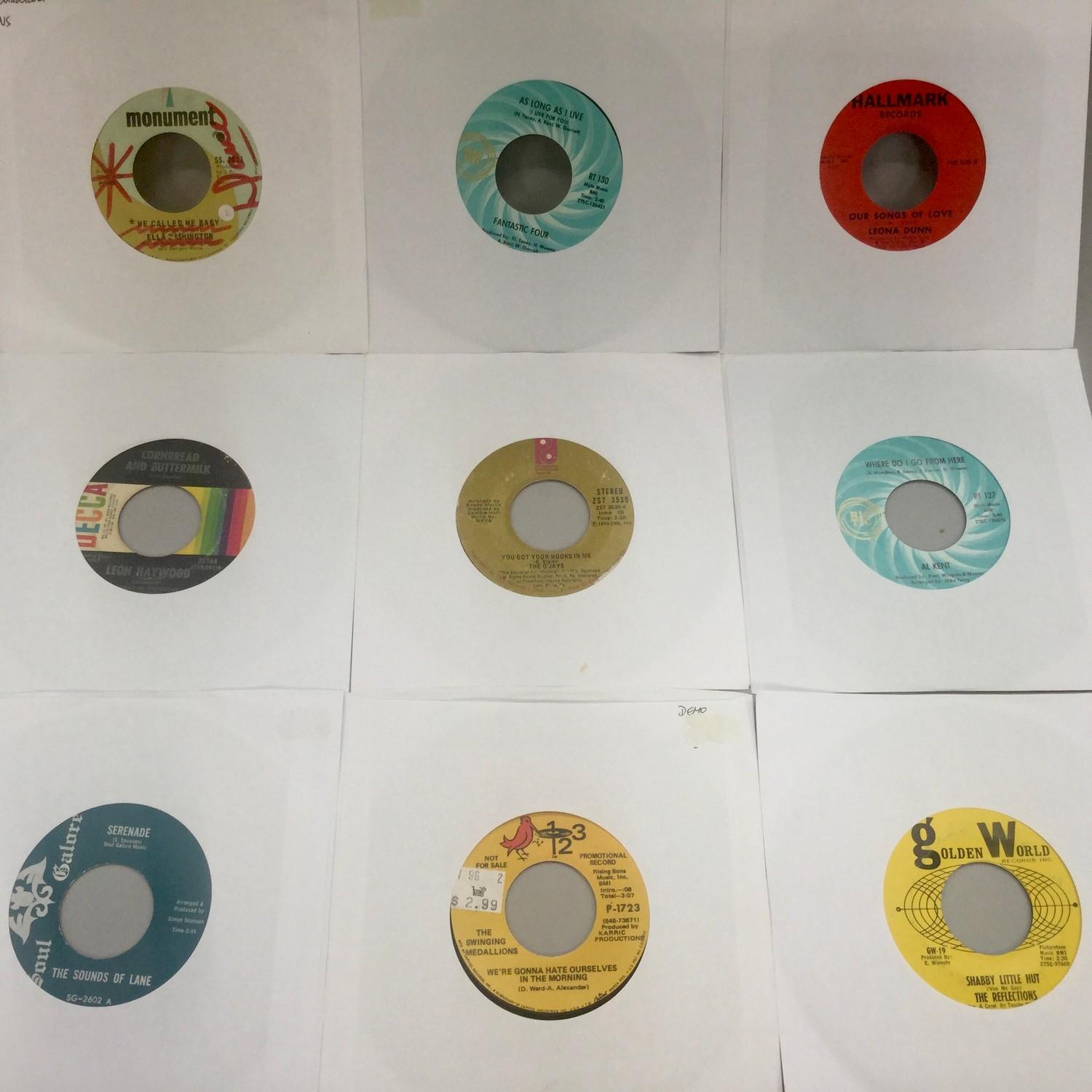 NORTHERN SOUL SINGLES. A selection of UK & USA 45rpm records to include - Eddie Holman - The Du-