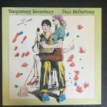 PAUL McCARTNEY 12" U.K. SINGLE TEMPORARY SECRETARY. A UK pressing from 1980 on Parlophone R6039