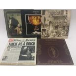 JETHRO TULL VINYL LP RECORDS. 5 albums to include - ?Living In The Past? - ?Jethro Tull Live? -