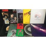 KILLER COLLECTION OF 10 QUEEN VINYL LP RECORDS. Titles include the following - A Day At The