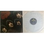 THE BEATLES - 'RUBBER SOUL' VINYL RECORD. On Parlophone PMC 1267 from 1965 with original inner