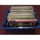 MIXED EASY LISTENING BOX OF VINYL LP RECORDS. Artist's to include - Cliff Richard - Pat Boone -